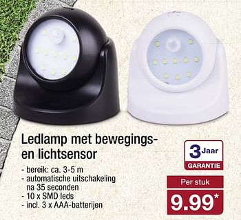 Aanbiedingen Ledlamp met bewegingsen lichtsensor - Huismerk - Aldi - Geldig van 27/02/2017 tot 05/03/2017 bij Aldi