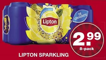 Aanbiedingen Lipton sparkling - Lipton - Geldig van 27/02/2017 tot 05/03/2017 bij Aldi