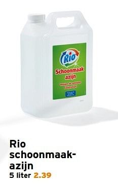 Aanbiedingen Rio schoonmaakazijn - Rio - Geldig van 27/02/2017 tot 05/03/2017 bij Gamma
