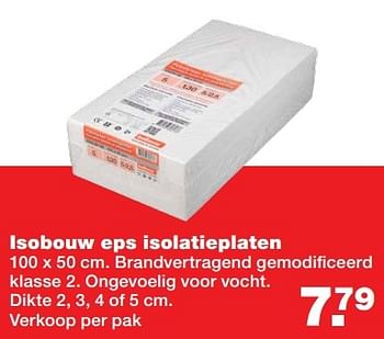 Aanbiedingen Isobouw eps isolatieplaten - Isobouw - Geldig van 27/02/2017 tot 05/03/2017 bij Praxis