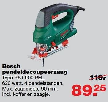 Aanbiedingen Bosch pendeldecoupeerzaag pst 900 pel - Bosch - Geldig van 27/02/2017 tot 05/03/2017 bij Praxis