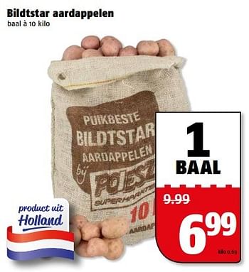 Aanbiedingen Bildtstar aardappelen - Huismerk Poiesz - Geldig van 27/02/2017 tot 05/03/2017 bij Poiesz