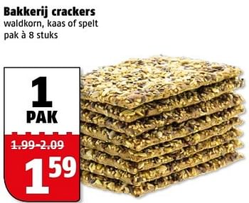 Aanbiedingen Bakkerij crackers waldkorn, kaas of spelt - Huismerk Poiesz - Geldig van 27/02/2017 tot 05/03/2017 bij Poiesz