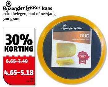 Aanbiedingen Byzonder lekker kaas extra belegen, oud of overjarig - Huismerk Poiesz - Geldig van 27/02/2017 tot 05/03/2017 bij Poiesz