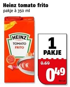 Aanbiedingen Heinz tomato frito - Heinz - Geldig van 27/02/2017 tot 05/03/2017 bij Poiesz