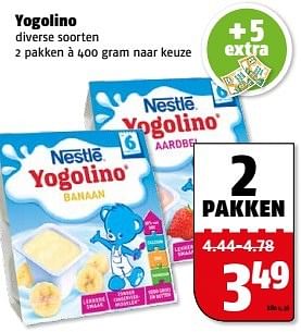 Aanbiedingen Yogolino - Nestlé - Geldig van 27/02/2017 tot 05/03/2017 bij Poiesz
