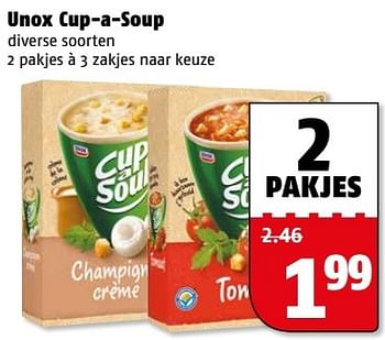 Aanbiedingen Unox cup-a-soup - Unox - Geldig van 27/02/2017 tot 05/03/2017 bij Poiesz