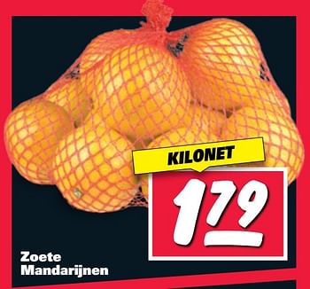 Aanbiedingen Zoete mandarijnen - Huismerk - Nettorama - Geldig van 27/02/2017 tot 05/03/2017 bij Nettorama