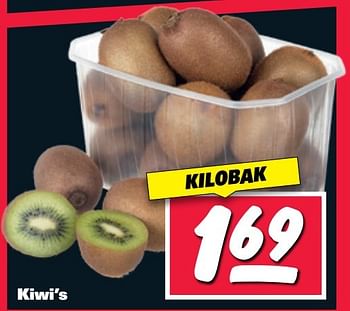 Aanbiedingen Kiwi`s - Huismerk - Nettorama - Geldig van 27/02/2017 tot 05/03/2017 bij Nettorama