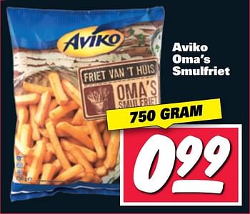 Aanbiedingen Aviko oma`s smulfriet - Aviko - Geldig van 27/02/2017 tot 05/03/2017 bij Nettorama