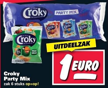 Aanbiedingen Croky party mix - Croky - Geldig van 27/02/2017 tot 05/03/2017 bij Nettorama