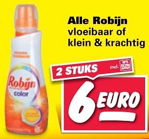 Aanbiedingen Alle robijn vloeibaar of klein + krachtig - Robijn - Geldig van 27/02/2017 tot 05/03/2017 bij Nettorama