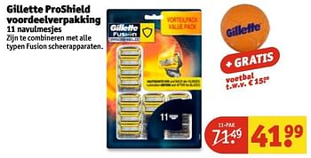 Aanbiedingen Gillette proshield voordeelverpakking - Gillette - Geldig van 28/02/2017 tot 05/03/2017 bij Kruidvat