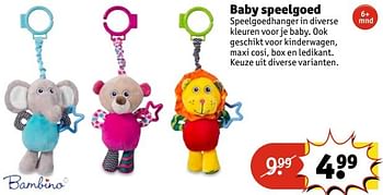 Aanbiedingen Baby speelgoed - Bambino - Geldig van 28/02/2017 tot 05/03/2017 bij Kruidvat