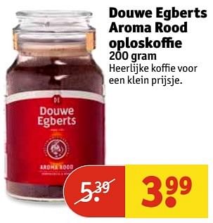Aanbiedingen Douwe egberts aroma rood oploskoffie - Douwe Egberts - Geldig van 28/02/2017 tot 05/03/2017 bij Kruidvat