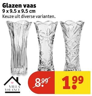 Aanbiedingen Glazen vaas - Huismerk - Kruidvat - Geldig van 28/02/2017 tot 05/03/2017 bij Kruidvat