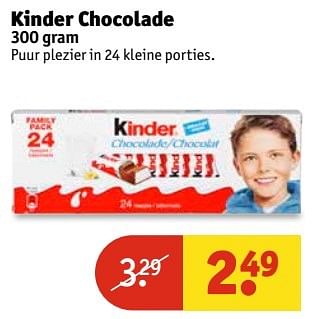 Aanbiedingen Kinder chocolade - Kinder - Geldig van 28/02/2017 tot 05/03/2017 bij Kruidvat