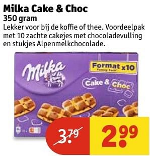 Aanbiedingen Milka cake + choc - Milka - Geldig van 28/02/2017 tot 05/03/2017 bij Kruidvat