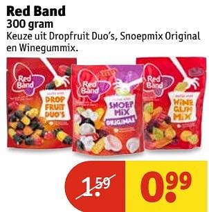 Aanbiedingen Red band - Red band - Geldig van 28/02/2017 tot 05/03/2017 bij Kruidvat