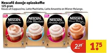 Aanbiedingen Nescafé doosje oploskoffie - Nescafe - Geldig van 28/02/2017 tot 05/03/2017 bij Kruidvat