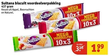 Aanbiedingen Sultana biscuit voordeelverpakking - Sultana - Geldig van 28/02/2017 tot 05/03/2017 bij Kruidvat
