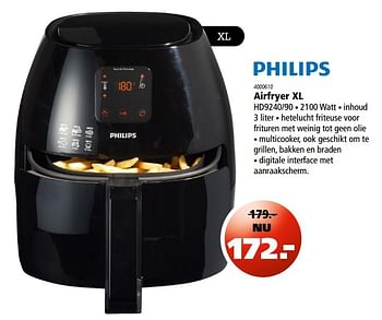 Aanbiedingen Philips airfryer xl - Philips - Geldig van 23/02/2017 tot 08/03/2017 bij Marskramer