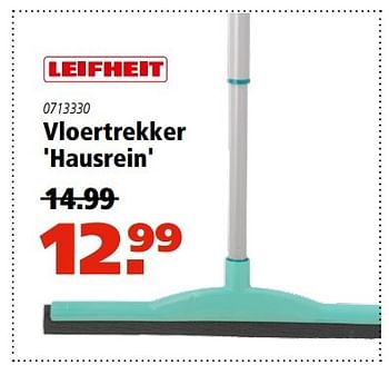 Aanbiedingen Vloertrekker hausrein - Leifheit - Geldig van 23/02/2017 tot 08/03/2017 bij Marskramer