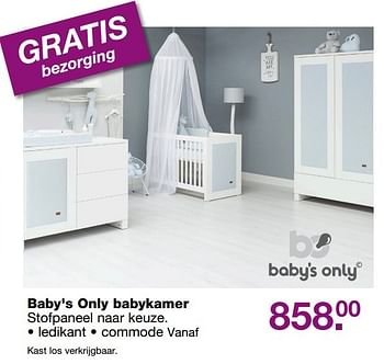 Aanbiedingen Baby`s only babykamer - Baby's Only - Geldig van 19/02/2017 tot 13/03/2017 bij Baby & Tiener Megastore