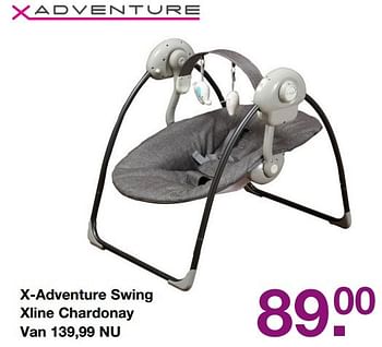 Aanbiedingen X-adventure swing xline chardonay - Xadventure - Geldig van 19/02/2017 tot 13/03/2017 bij Baby & Tiener Megastore