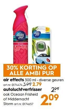 Aanbiedingen Air effects - Ambi Pur - Geldig van 25/02/2017 tot 08/03/2017 bij Blokker