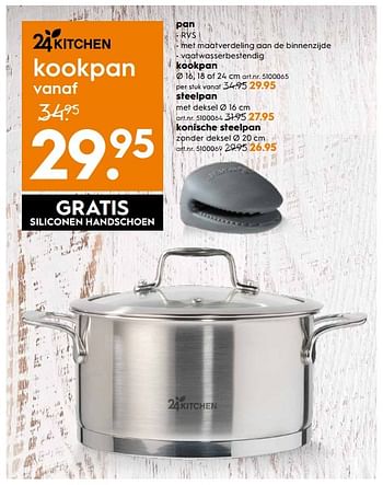 Aanbiedingen Pan - 24 Kitchen - Geldig van 25/02/2017 tot 08/03/2017 bij Blokker