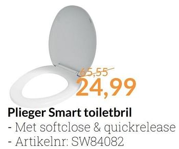 Aanbiedingen Plieger smart toiletbril - Plieger - Geldig van 01/03/2017 tot 31/03/2017 bij Sanitairwinkel