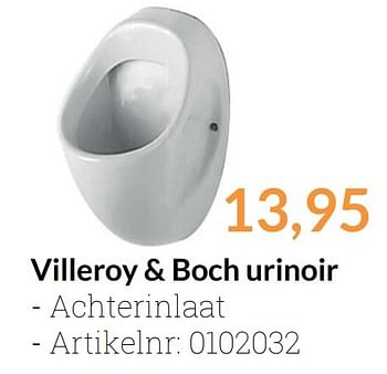 Aanbiedingen Villeroy + boch urinoir - Villeroy &amp; boch - Geldig van 01/03/2017 tot 31/03/2017 bij Sanitairwinkel