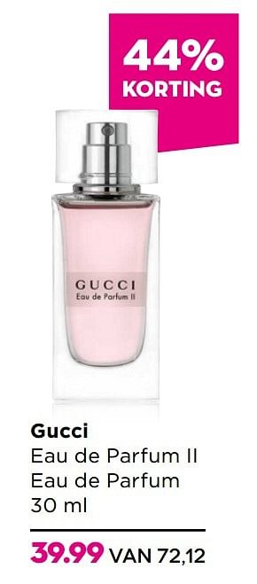 Aanbiedingen Gucci eau de parfum ii eau de parfum 30 ml - Gucci - Geldig van 23/02/2017 tot 12/03/2017 bij Ici Paris XL