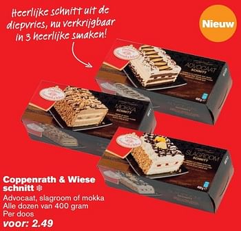 Aanbiedingen Coppenrath + wiese schnitt - Coppenrath &amp; Wiese - Geldig van 01/03/2017 tot 07/03/2017 bij Hoogvliet