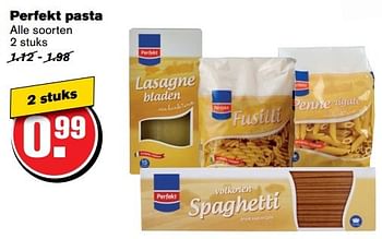 Aanbiedingen Perfekt pasta - Perfekt - Geldig van 01/03/2017 tot 07/03/2017 bij Hoogvliet