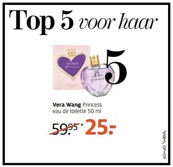 Aanbiedingen Vera wang princess eau de toilette 50 ml - Vera Wang - Geldig van 27/02/2017 tot 12/03/2017 bij Etos