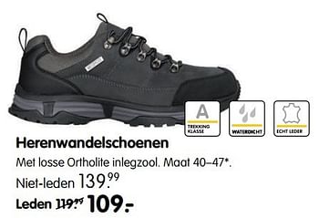 Aanbiedingen Herenwandelschoenen - Huismerk - ANWB - Geldig van 27/02/2017 tot 12/03/2017 bij ANWB