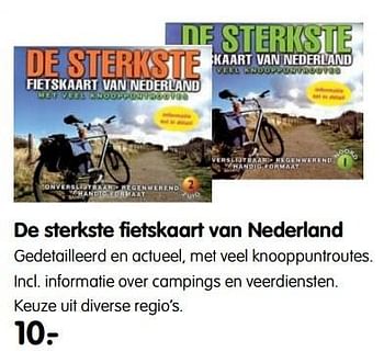 Aanbiedingen De sterkste fietskaart van nederland - Huismerk - ANWB - Geldig van 27/02/2017 tot 12/03/2017 bij ANWB