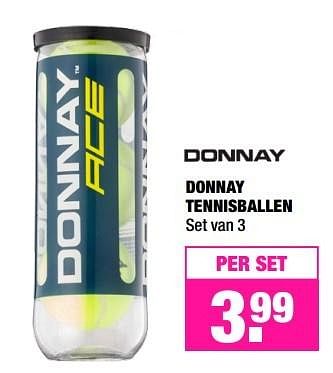 Aanbiedingen Donnay tennisballen - Donnay - Geldig van 28/02/2017 tot 06/03/2017 bij Big Bazar