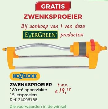 Aanbiedingen Zwenksproeier - Hozelock - Geldig van 07/03/2017 tot 04/04/2017 bij Supra Bazar