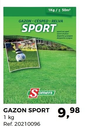 Aanbiedingen Gazon sport - Somers - Geldig van 07/03/2017 tot 04/04/2017 bij Supra Bazar