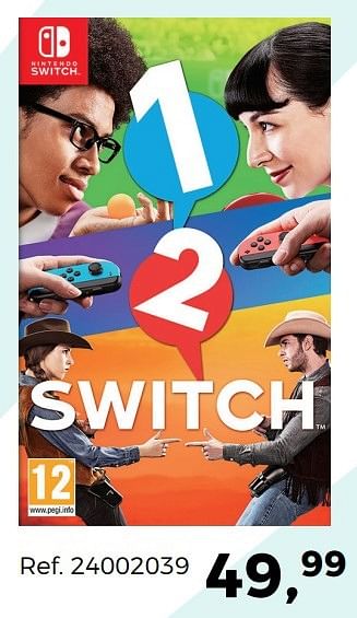 Aanbiedingen 1 2 switch - Nintendo - Geldig van 07/03/2017 tot 04/04/2017 bij Supra Bazar