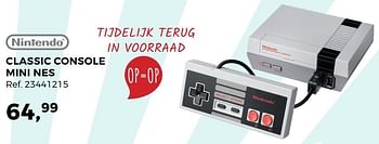 Aanbiedingen Classic console mini nes - Nintendo - Geldig van 07/03/2017 tot 04/04/2017 bij Supra Bazar
