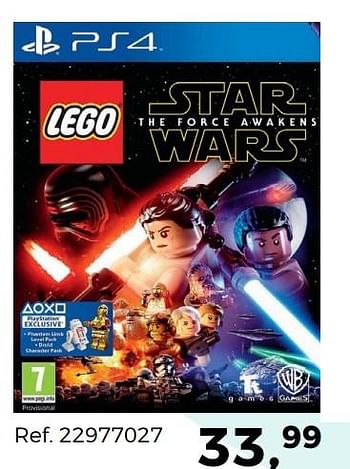 Aanbiedingen Lego star wars the force awakens - Warner Brothers Interactive Entertainment - Geldig van 07/03/2017 tot 04/04/2017 bij Supra Bazar