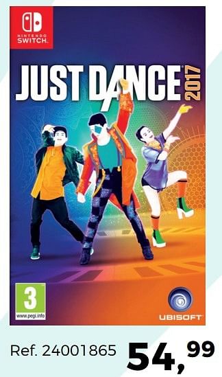 Aanbiedingen Just dance 2017 - Ubisoft - Geldig van 07/03/2017 tot 04/04/2017 bij Supra Bazar