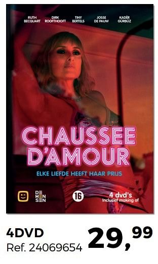 Aanbiedingen 4dvd chaussee d`amour - Huismerk - Supra Bazar - Geldig van 07/03/2017 tot 04/04/2017 bij Supra Bazar