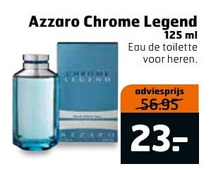 Aanbiedingen Azzaro chrome legend - Azzaro - Geldig van 28/02/2017 tot 12/03/2017 bij Trekpleister