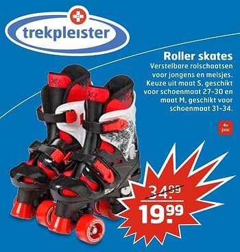 Aanbiedingen Roller skates - Huismerk - Trekpleister - Geldig van 28/02/2017 tot 12/03/2017 bij Trekpleister
