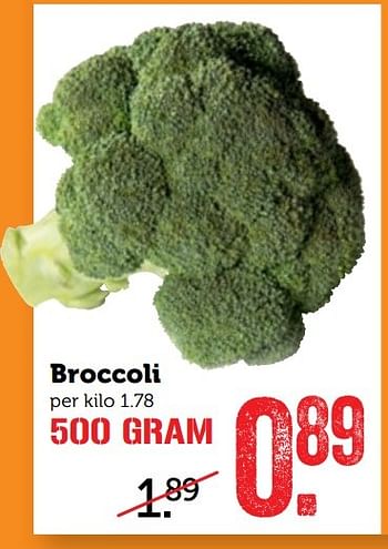 Aanbiedingen Broccoli - Huismerk - Coop - Geldig van 05/03/2017 tot 12/03/2017 bij Coop